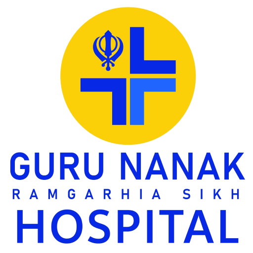 Guru nanak hospital logo